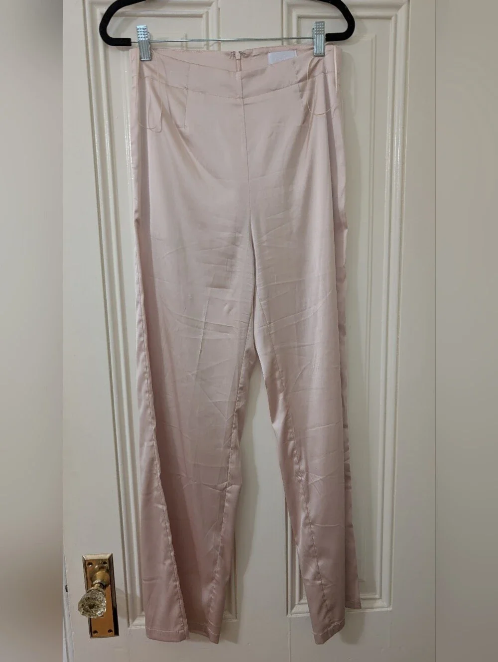 Set: Isalis Light Blush Satin Matching Set (As-is)